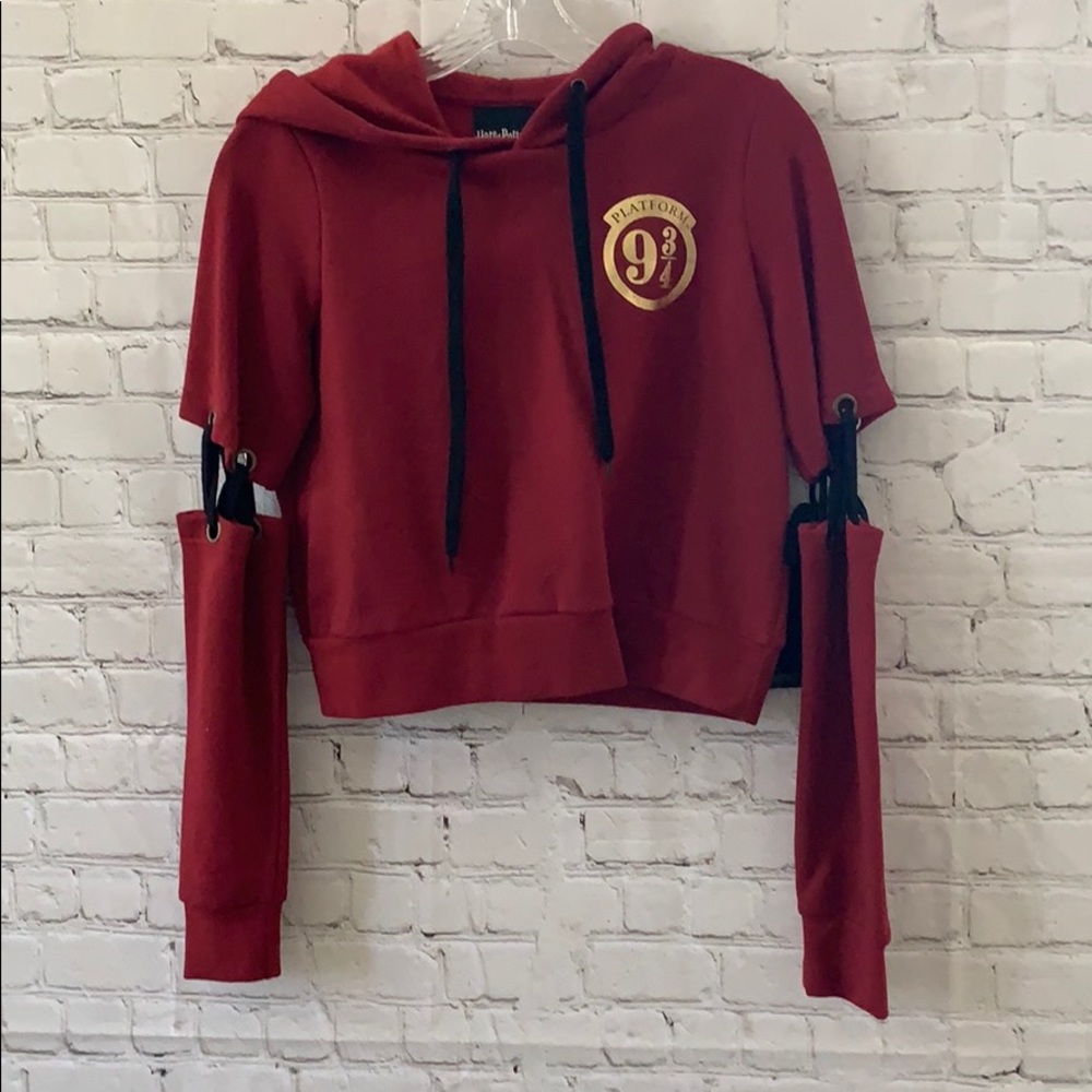 Hot Topic Harry Potter Cropped Hoodie